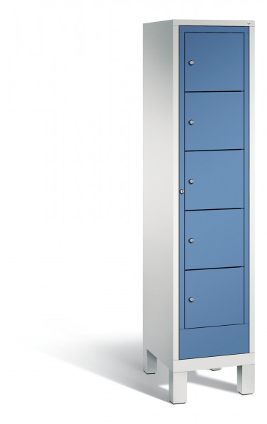 C+P Wäsche-Sammelschrank Evolo, H1850xB420xT500mm, 7035/5023