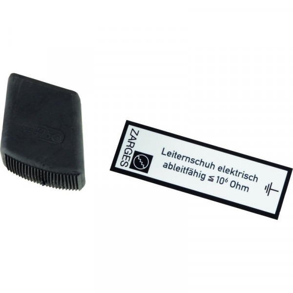 Außenschuh elektrisch ableitfähig schwarz 42 x 25 mm