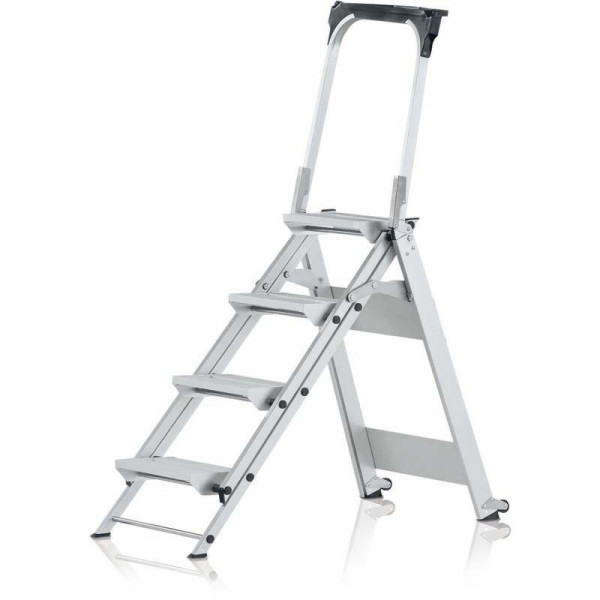 Plazastep P - Sicherheitstreppe 5 Stufen Plattformhöhe 1,1 m, Arbeitshöhe 3,1 m