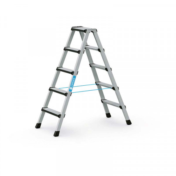 Comfortstep B - Stehleiter 2 x 5 Stufen Leiterlänge 1,38 m, Arbeitshöhe 2,75 m
