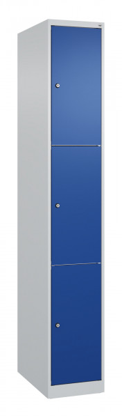 C+P Schließfachschrank Classic PLUS, 1 Abteil, 1850x300x500mm, 7035/5010