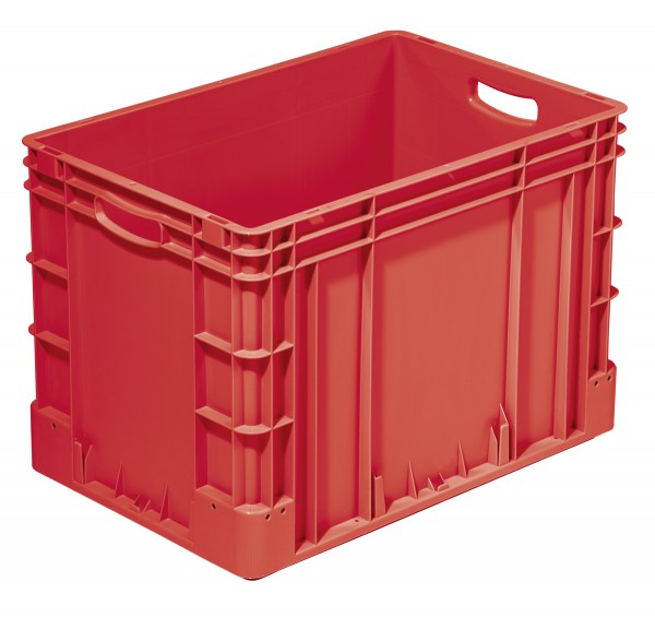 Euro-Transportbehälter rot 600 x 400 x 420 mm.