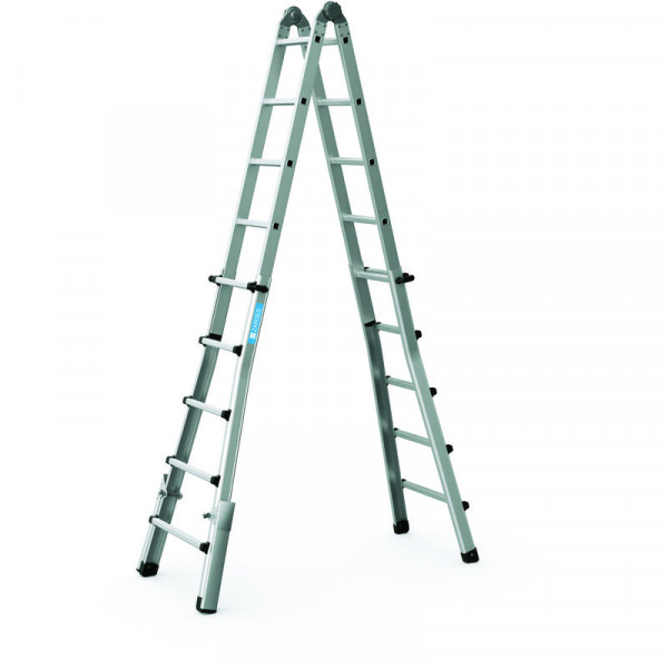 Variotec V - Teleskopleiter 4 x 5 Spr. Leiterlänge max 5,29m, Arbeitshöhe 6,05m