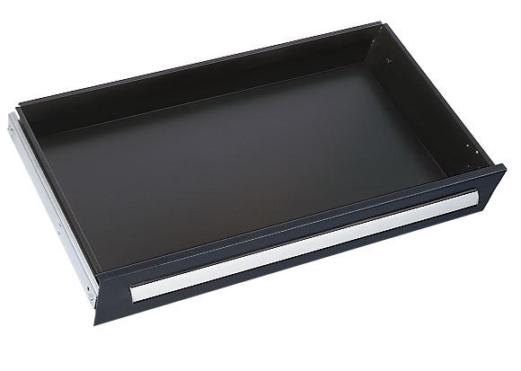 Schublade RAL 7016 H125 mm Breite 1000 mm,Vollauszug.