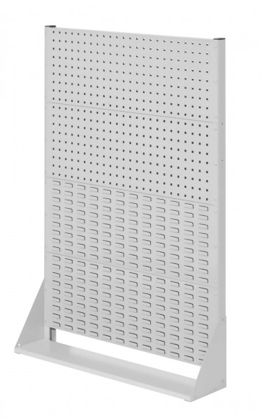 ®RasterPlan Stellwand Gr.4 einseitig H1450 x B1000 x T240 mm RAL 7035. 2 Lochplatten 2 Schlitzplatten.