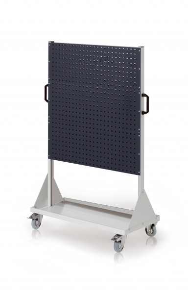 RasterMobil Gr. 4 RAL 7035/7016 H1580 x B1000 x T500 mm. 6 Lochplatten.