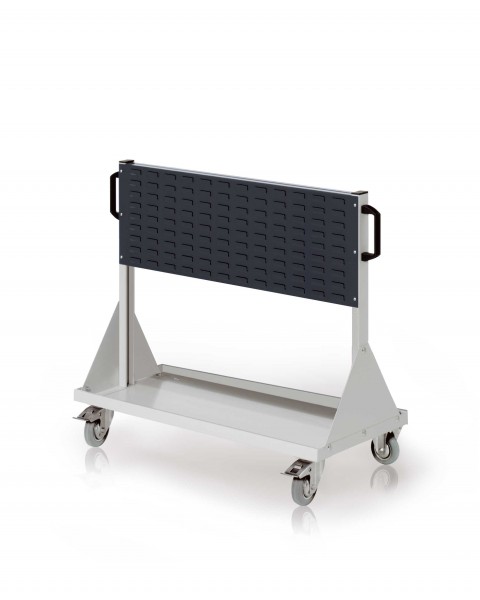 RasterMobil Gr. 2 RAL 7035/7016 H890 x B1000 x T500 mm. 2 Schlitzplatten