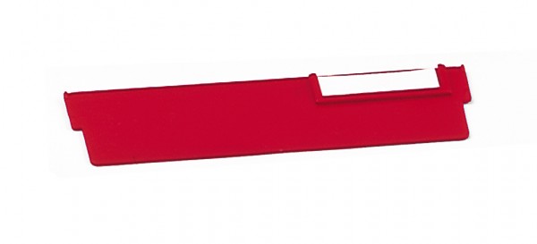 Trennplatte ST rot, B 240 x H 65 mm.