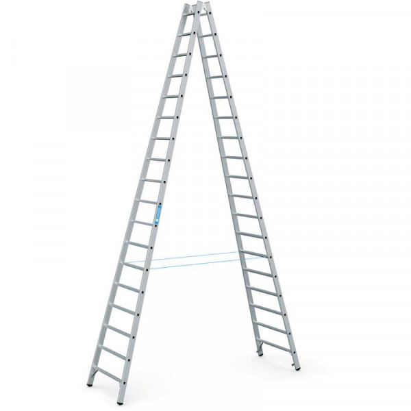 Coni B - LM-Stehleiter 2 x 18 Sprossen Leiterlänge 5,14 m, Arbeitshöhe 6,15 m