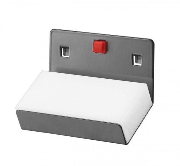 ABAX® Werkzeugaufnahme zum Selbstbohren Breite 110 mm x Tiefe 58 mm Anthrazitgrau