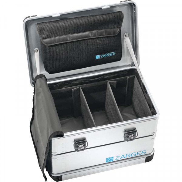 Deckeltasche klein für ZARGES Kiste Maße: ca. 260x150x40 mm