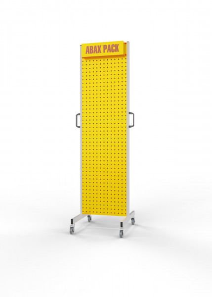 ABAX® Pack Station mobil RAL 7035/1023 HxBxT 1950 x 530 x 590 mm