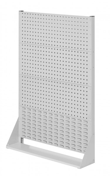 ®RasterPlan Stellwand Gr.4 einseitig H1450 x B1000 x T240 mm RAL 7035. 3 Lochplatten 1 Schlitzplatten.