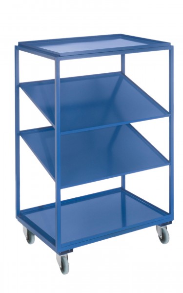 Beistell- und Kommissionierwagen RAL 5010 Modell 30.