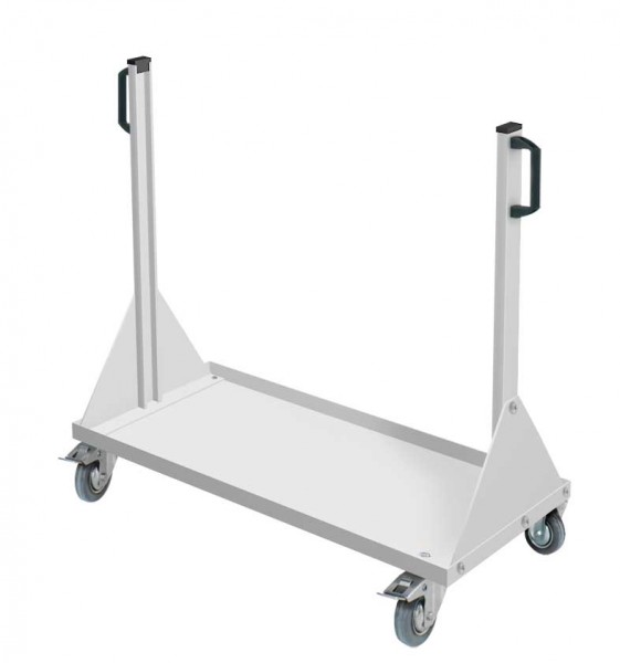 RasterMobil Fahrmodul ohne Platten Gr. 2 H890 x B1000 x T500 mm RAL 7035.