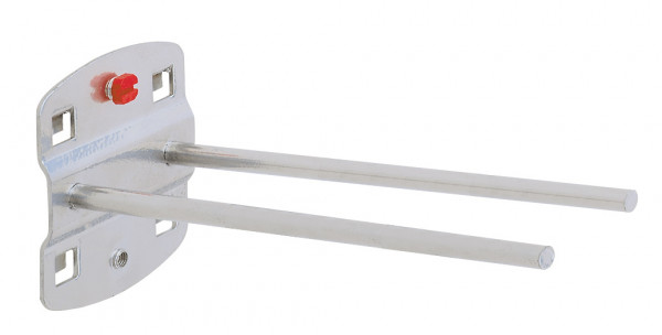 ®RasterPlan Doppelter Werkzeughalter gerader Dorn Länge 150 mm Alufarben