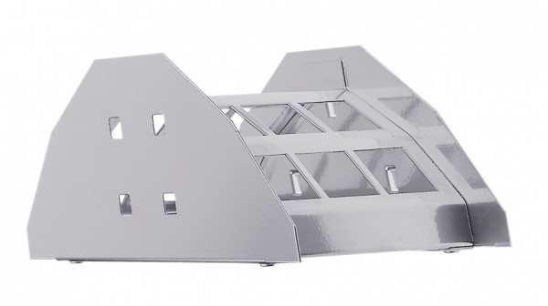 ®RasterPlan Schlauchhalter Breite 230 mm x Tiefe 125 mm Alufarben