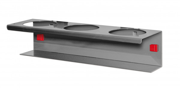 ABAX® Runddosenhalter 3-fach Durchmesser 70 mm Anthrazitgrau