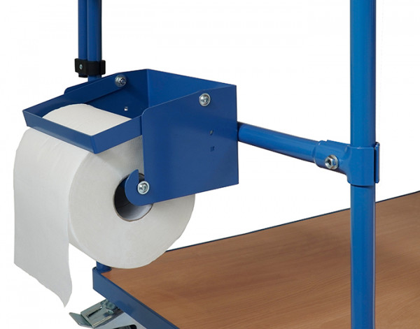 Papierrollenhalter - Zubehör - / inkl. Anbausatz für Tischwagen 800 mm breit
