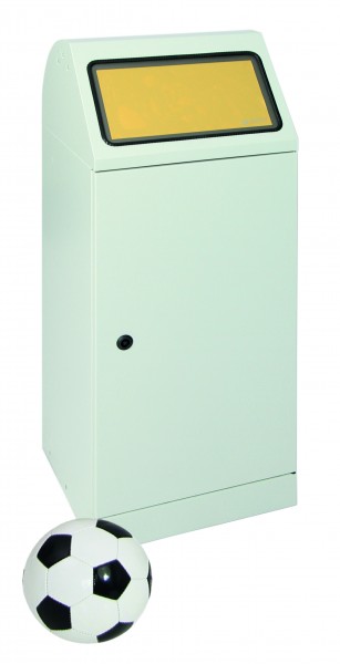 Abfalltrennung Flex-M, RAL 7035/ProPads, Tütenhalterung, 70 Liter