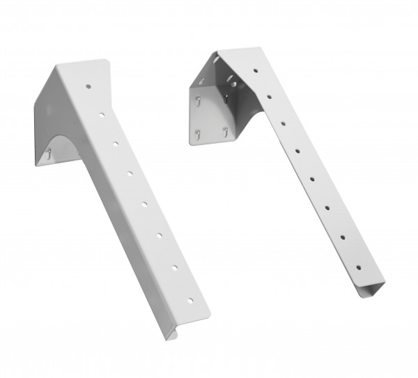 ®RasterPlan Tablarhalter 2-teilig Breite 65 mm x Tiefe 310 mm x Höhe 115 mm RAL 7035 - Lichtgrau