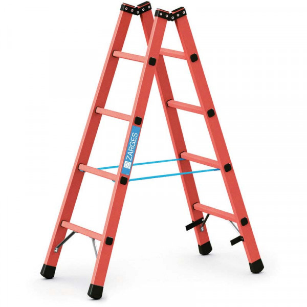EFA B - Kst-Stehleiter 2 x 4 Sprossen Leiterlänge 1,32 m, Arbeitshöhe 2,6 m