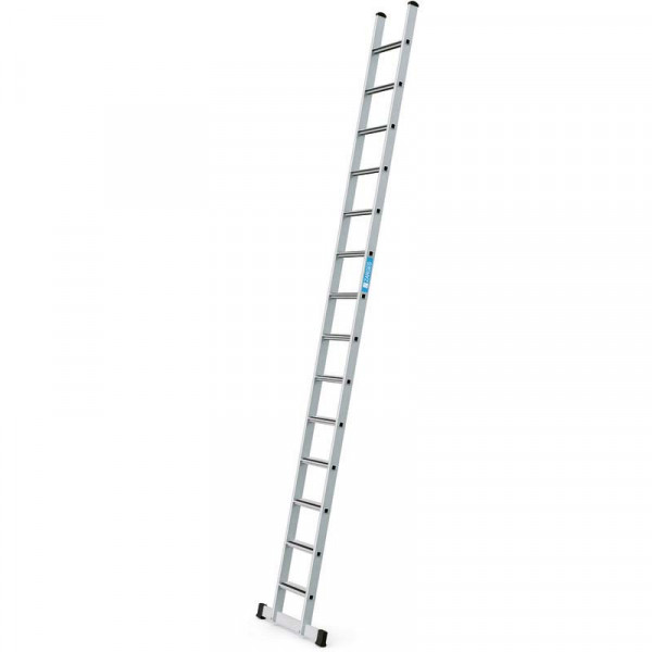 Saferstep L - Anlegeleiter 14 Stufen Leiterlänge 4,18 m, Arbeitshöhe 4,9 m