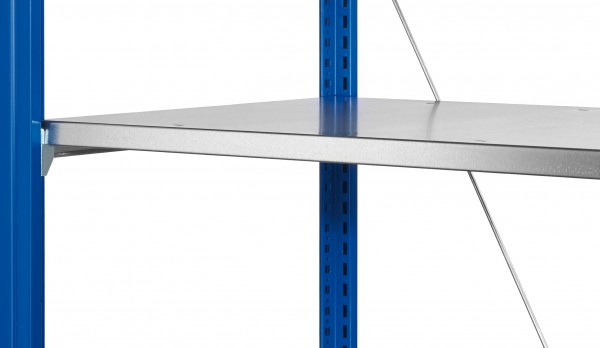 Fachboden 1000 x 400 mm verzinkt für Steckregal RP Lochung.