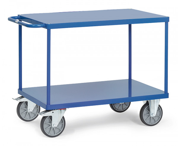 Tischwagen 2400B - Stahlblech bündig / Ladefläche 850 x 500 mm