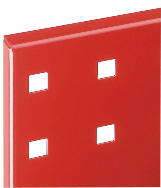 ®RasterPlan Lochplatte B 500 mm x H 450 mm RAL 3020 - Verkehrsrot Universell kombinier- und einsetzbar. Kompatibel mit ®RasterPlan Schlitzplatten.