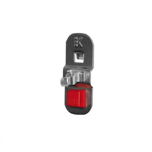 ABAX® Werkzeugklemme einfach kleine Grundplatte Durchmesser 10 mm Anthrazitgrau