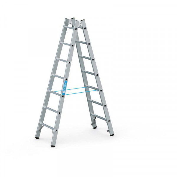 Coni B - LM-Stehleiter 2 x 7 Sprossen Leiterlänge 2,06 m, Arbeitshöhe 3,25 m
