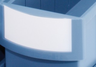 Etiketten weiß 153 x 105 mm für Volumenregalkästen