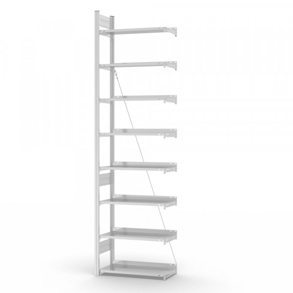 Akten-Anbauregal "ORION PLUS" 2700 mm hoch