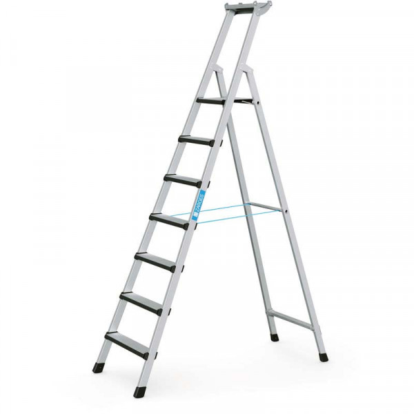 Comfortstep S - Stehleiter 7 Stufen Plattformhöhe 1,75 m, Arbeitshöhe 3,75 m