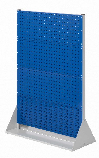 ®RasterPlan Stellwand Gr.4 doppelseitig H1450 x B1000 x T430 mm RAL 7035/5010. 6 Lochplatten 2 Schlitzplatten.