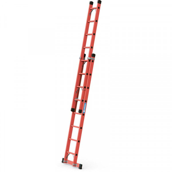 Everest EFA 2E - GFK-Schiebeleiter 2x8 Leiterlänge max 4,17m, Arbeitshöhe 4,95m