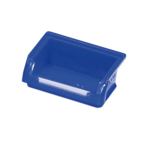 ®RasterPlan Lagersichtkasten Größe 8 Mit Aufhängeleiste für ®RasterPlan Schlitzplatten Blau L 85 mm x B 105 mm x H 45 mm