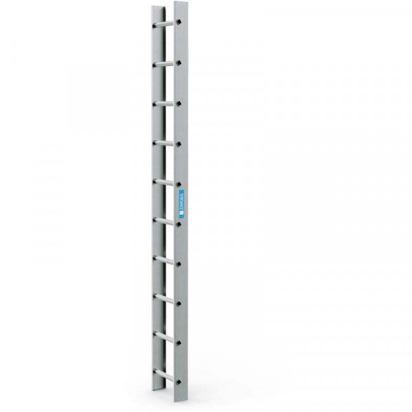 Dachleiter 2,8m Alu natur 10 Sprossen
