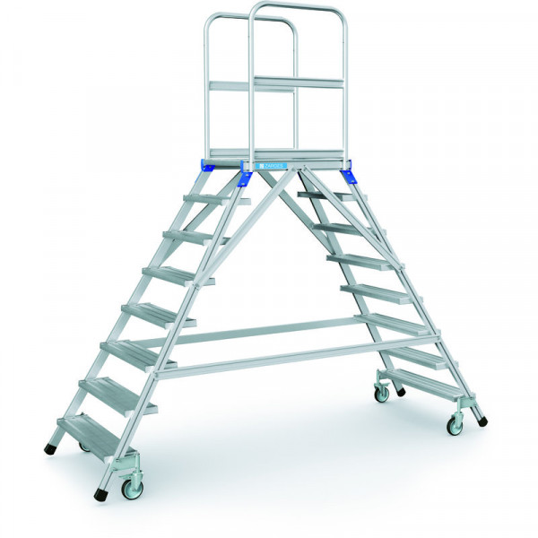 Podesttreppe, beidseitig 8 Stufen Podesthöhe 1,92 m
