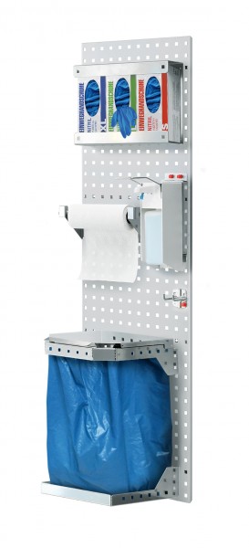 RasterPlan Lochplatte Modell 3 1500 x 450 mm RAL 7035