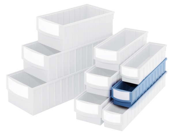 Volumenregalkasten5085 taubenblau 500 x 113 x 85 mm.