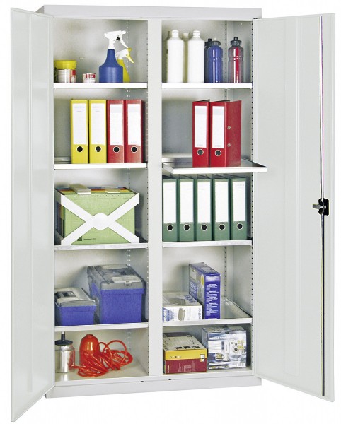 Werkzeug- und Materialschrank Serie 3000, 7035/7035, 8 Wannenböden