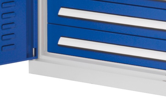 Staplersockel RAL 7035.