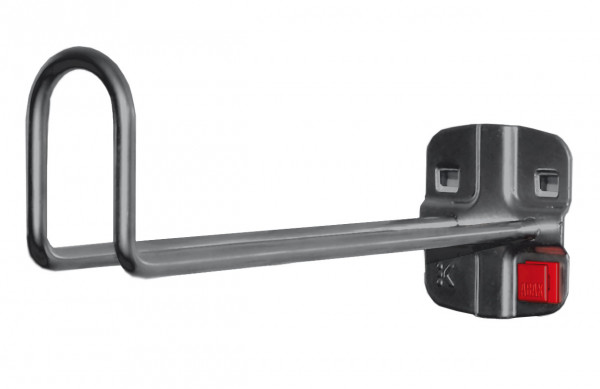 ABAX® Kabelhalter Länge 200 mm / Höhe Hakenende 50 mm Anthrazitgrau