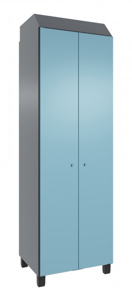 C+P Stahl-Garderobenschrank Prefino, 7016/0010, 7016/0010