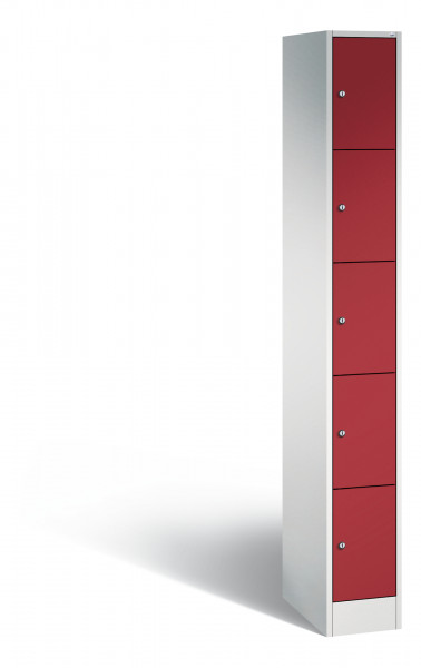 C+P Schließfachschrank Vesto, H1950xB240xT480mm, 7035/3003