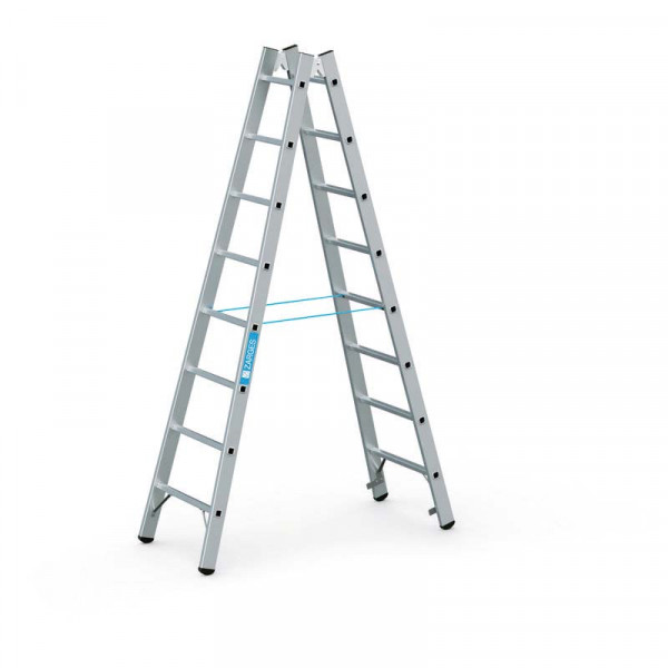 Coni B - LM-Stehleiter 2 x 8 Sprossen Leiterlänge 2,34 m, Arbeitshöhe 3,55 m
