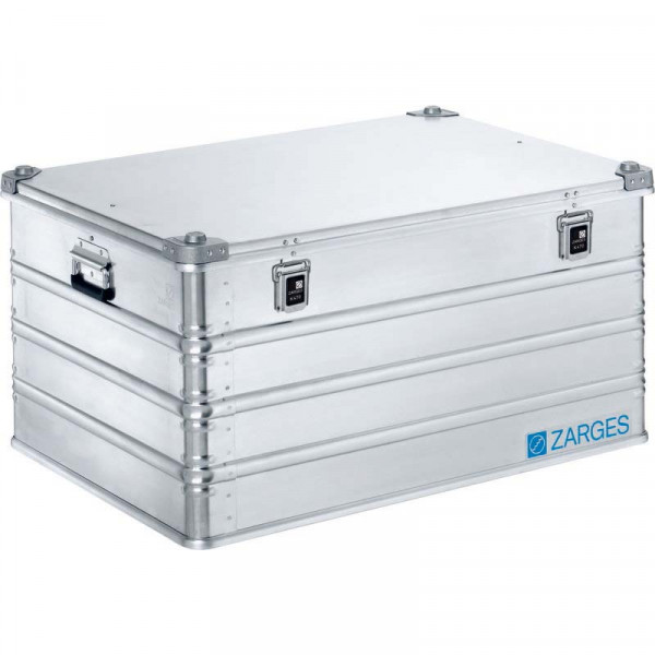 Alu-Kiste K470; 259l, IM: 900x640x450mm umlfd. Dichtung, Edelstahlscharnierband