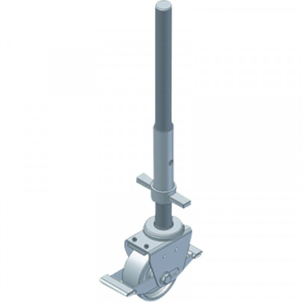 Lenkrolle mit Spindel D = 125 mm